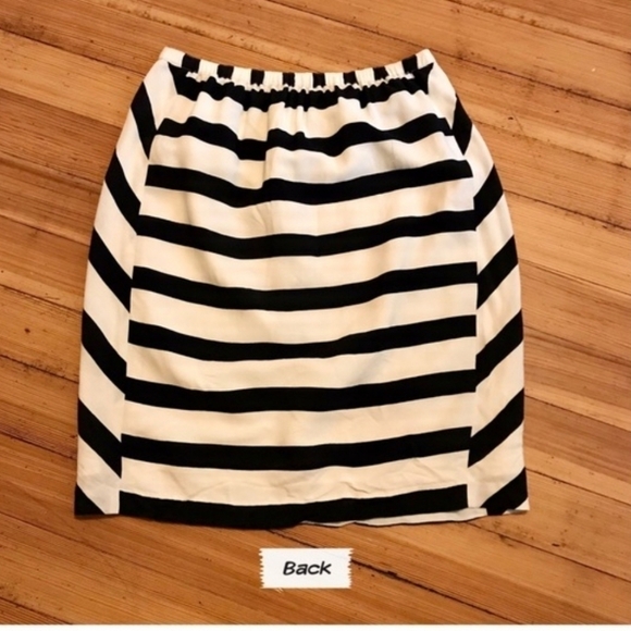 Broadway and Broome for Madewell Striped Skirt - Picture 3 of 6